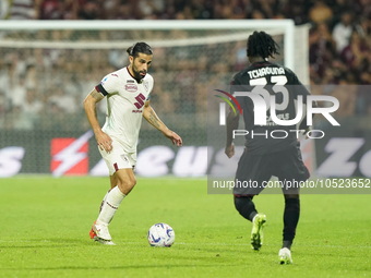 Ricardo Rodríguez of Torino Fc during the Serie A TIM match between US Salernitana and Torino FC in Salerno, Italy, on September 18, 2023. (