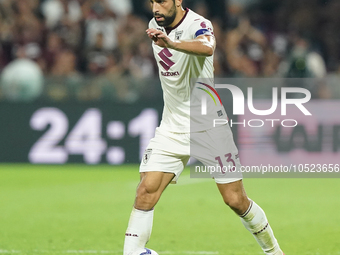 Ricardo Rodríguez of Torino Fc during the Serie A TIM match between US Salernitana and Torino FC in Salerno, Italy, on September 18, 2023. (