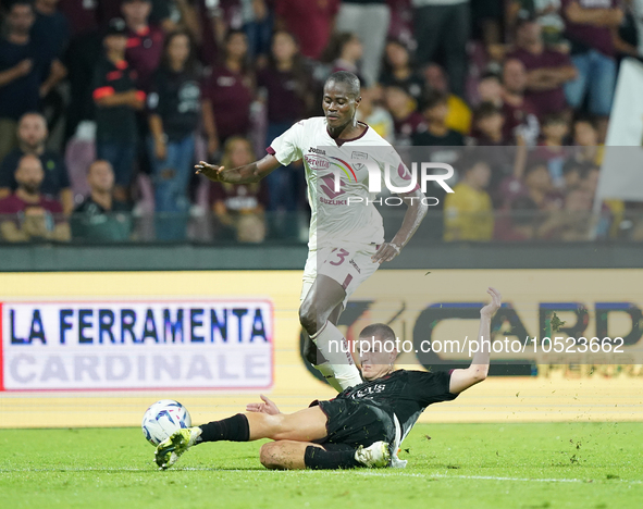 Demba Seck of Torino Fc during the Serie A TIM match between US Salernitana and Torino FC in Salerno, Italy, on September 18, 2023. 