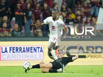 Demba Seck of Torino Fc during the Serie A TIM match between US Salernitana and Torino FC in Salerno, Italy, on September 18, 2023. (