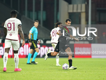 Antonio Candreva of Us Salernitana 1919 during the Serie A TIM match between US Salernitana and Torino FC in Salerno, Italy, on September 18...