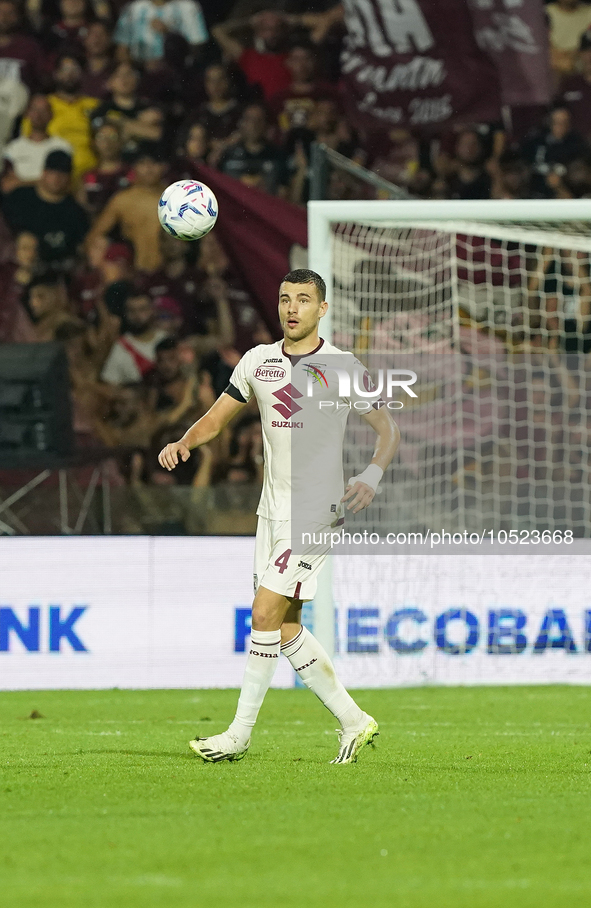 Alessandro Buongiorno of Torino Fc during the Serie A TIM match between US Salernitana and Torino FC in Salerno, Italy, on September 18, 202...