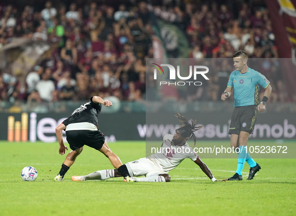 Yann Karamoh of Torino Fc during the Serie A TIM match between US Salernitana and Torino FC in Salerno, Italy, on September 18, 2023. 