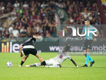 Yann Karamoh of Torino Fc during the Serie A TIM match between US Salernitana and Torino FC in Salerno, Italy, on September 18, 2023. (