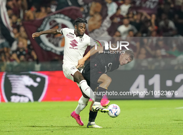 Duvan Zapata of Torino Fc during the Serie A TIM match between US Salernitana and Torino FC in Salerno, Italy, on September 18, 2023. 