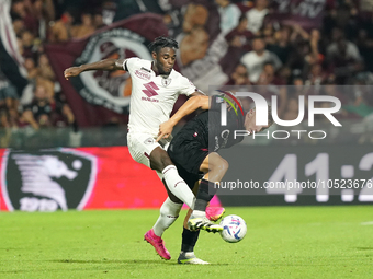 Duvan Zapata of Torino Fc during the Serie A TIM match between US Salernitana and Torino FC in Salerno, Italy, on September 18, 2023. (