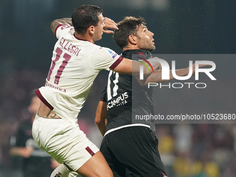 Pietro Pellegri of Torino Fc during the Serie A TIM match between US Salernitana and Torino FC in Salerno, Italy, on September 18, 2023. (