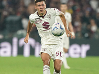 Gvidas Gineitis of Torino Fc during the Serie A TIM match between US Salernitana and Torino FC in Salerno, Italy, on September 18, 2023. (