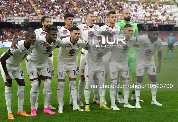 Players of Torino Fc during the Serie A TIM match between US Salernitana and Torino FC in Salerno, Italy, on September 18, 2023. 