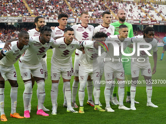 Players of Torino Fc during the Serie A TIM match between US Salernitana and Torino FC in Salerno, Italy, on September 18, 2023. (