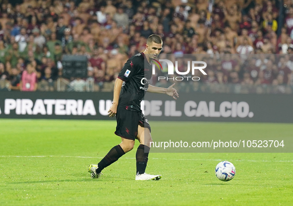 Antonio Candreva of Us Salernitana 1919 during the Serie A TIM match between US Salernitana and Torino FC in Salerno, Italy, on September 18...