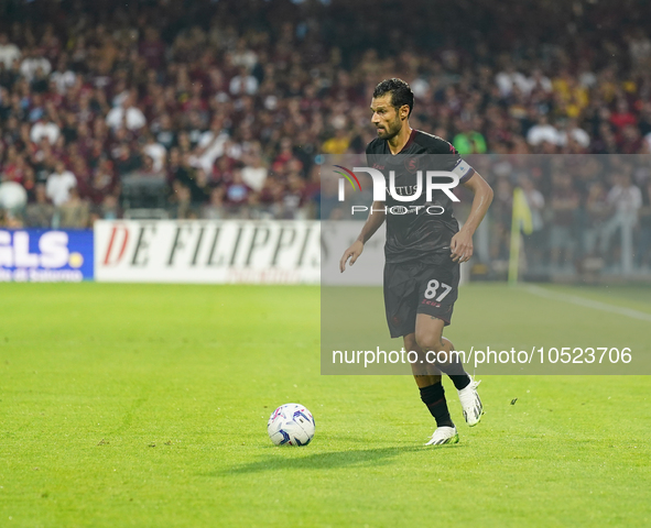 Antonio Candreva of Us Salernitana 1919 during the Serie A TIM match between US Salernitana and Torino FC in Salerno, Italy, on September 18...