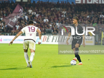 Emil Bohinen of Us Salernitana 1919 during the Serie A TIM match between US Salernitana and Torino FC in Salerno, Italy, on September 18, 20...