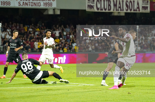 Duvan Zapata of Torino Fc during the Serie A TIM match between US Salernitana and Torino FC in Salerno, Italy, on September 18, 2023. 