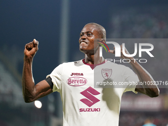 Demba Seck of Torino Fc during the Serie A TIM match between US Salernitana and Torino FC in Salerno, Italy, on September 18, 2023. (