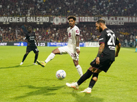 Valentino Lazaro of Torino Fc during the Serie A TIM match between US Salernitana and Torino FC in Salerno, Italy, on September 18, 2023. (