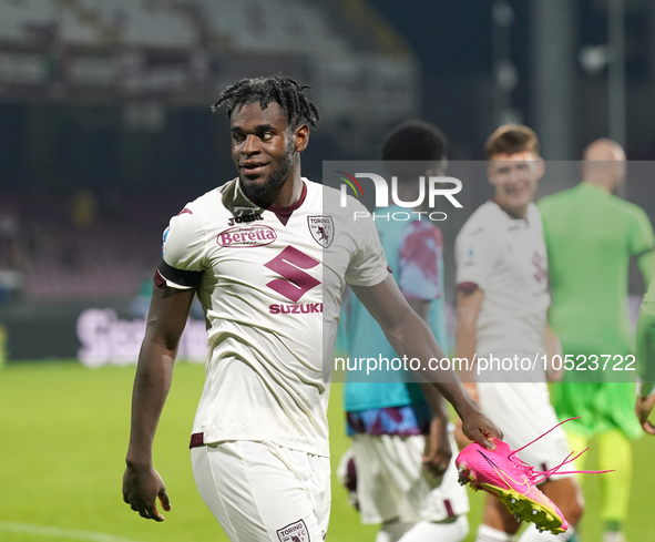 Duvan Zapata of Torino Fc during the Serie A TIM match between US Salernitana and Torino FC in Salerno, Italy, on September 18, 2023. 