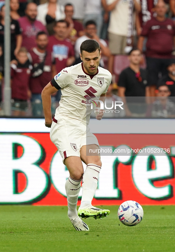 Alessandro Buongiorno of Torino Fc during the Serie A TIM match between US Salernitana and Torino FC in Salerno, Italy, on September 18, 202...