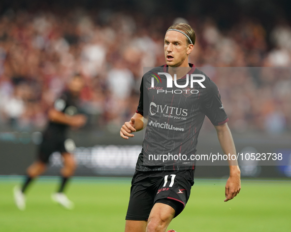 Erik Botheim of Us Salernitana 1919 during the Serie A TIM match between US Salernitana and Torino FC in Salerno, Italy, on September 18, 20...