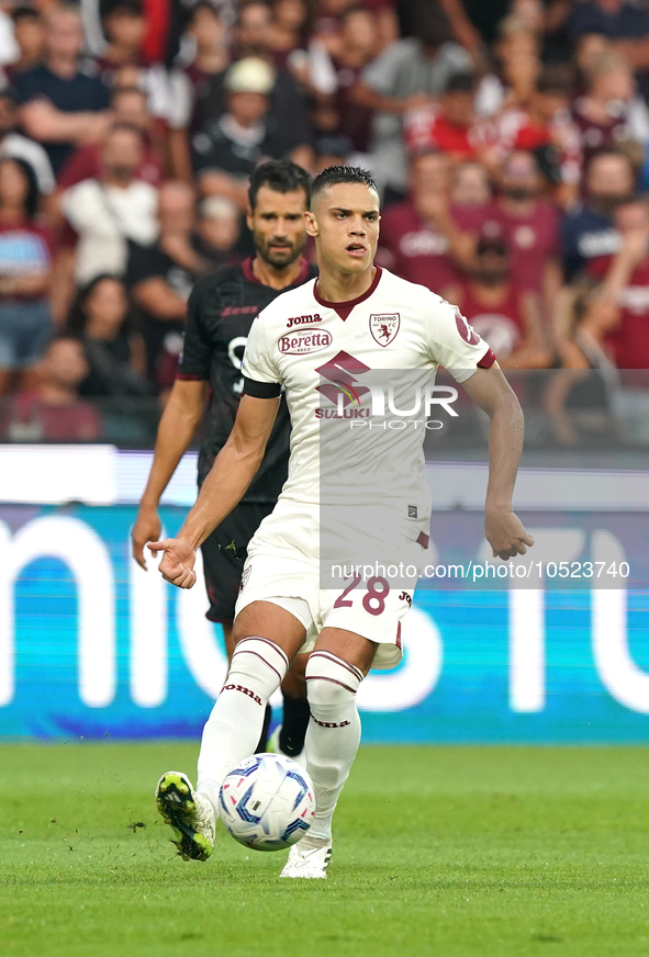 Samuele Ricci of Torino Fc during the Serie A TIM match between US Salernitana and Torino FC in Salerno, Italy, on September 18, 2023. 