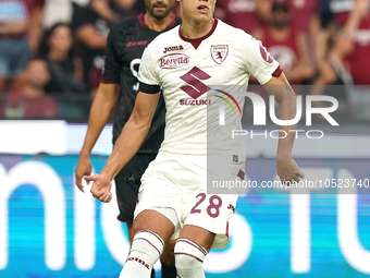 Samuele Ricci of Torino Fc during the Serie A TIM match between US Salernitana and Torino FC in Salerno, Italy, on September 18, 2023. (