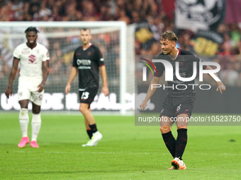 Emil Bohinen of Us Salernitana 1919 during the Serie A TIM match between US Salernitana and Torino FC in Salerno, Italy, on September 18, 20...