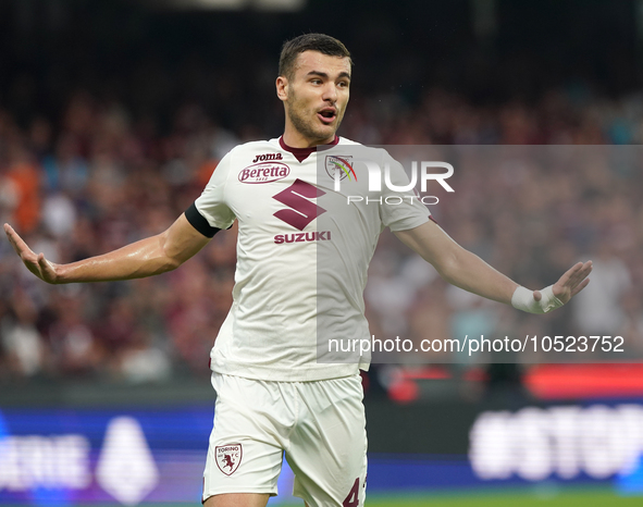 Alessandro Buongiorno of Torino Fc during the Serie A TIM match between US Salernitana and Torino FC in Salerno, Italy, on September 18, 202...