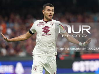 Alessandro Buongiorno of Torino Fc during the Serie A TIM match between US Salernitana and Torino FC in Salerno, Italy, on September 18, 202...