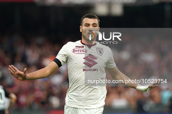 Alessandro Buongiorno of Torino Fc during the Serie A TIM match between US Salernitana and Torino FC in Salerno, Italy, on September 18, 202...