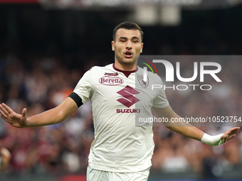 Alessandro Buongiorno of Torino Fc during the Serie A TIM match between US Salernitana and Torino FC in Salerno, Italy, on September 18, 202...