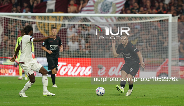 Mateusz Legowski of Us Salernitana 1919 during the Serie A TIM match between US Salernitana and Torino FC in Salerno, Italy, on September 18...