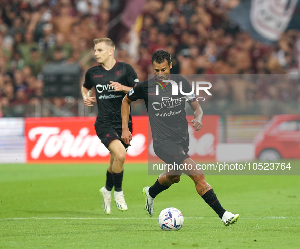 Antonio Candreva of Us Salernitana 1919 during the Serie A TIM match between US Salernitana and Torino FC in Salerno, Italy, on September 18...