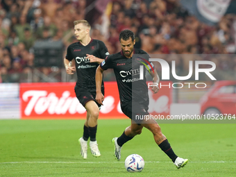 Antonio Candreva of Us Salernitana 1919 during the Serie A TIM match between US Salernitana and Torino FC in Salerno, Italy, on September 18...