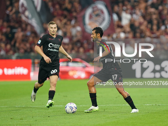 Antonio Candreva of Us Salernitana 1919 during the Serie A TIM match between US Salernitana and Torino FC in Salerno, Italy, on September 18...