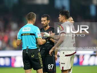 Antonio Candreva of Us Salernitana 1919 during the Serie A TIM match between US Salernitana and Torino FC in Salerno, Italy, on September 18...