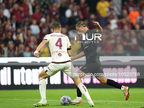 Erik Botheim of Us Salernitana 1919 during the Serie A TIM match between US Salernitana and Torino FC in Salerno, Italy, on September 18, 20...