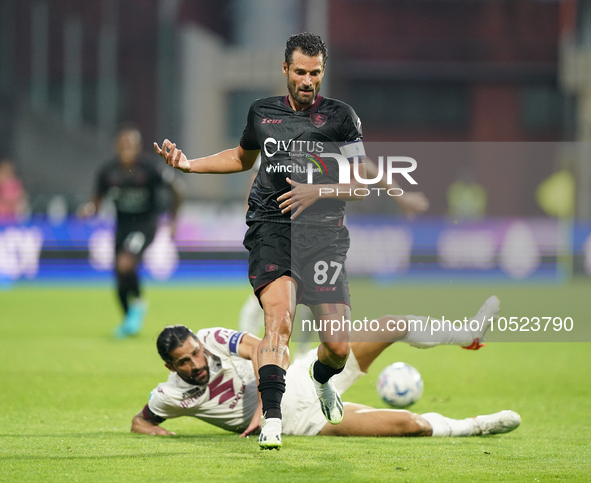 Antonio Candreva of Us Salernitana 1919 during the Serie A TIM match between US Salernitana and Torino FC in Salerno, Italy, on September 18...