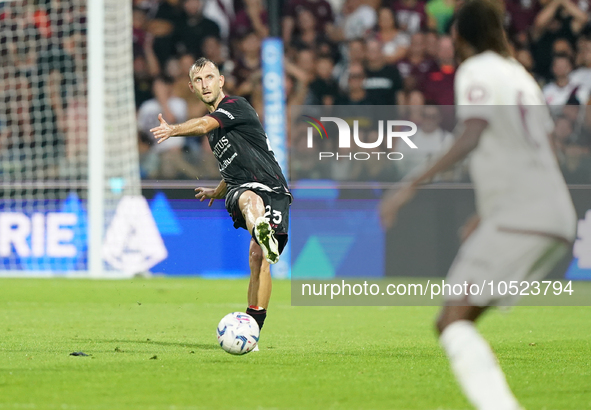 Norbert Gyombér of Us Salernitana 1919 during the Serie A TIM match between US Salernitana and Torino FC in Salerno, Italy, on September 18,...