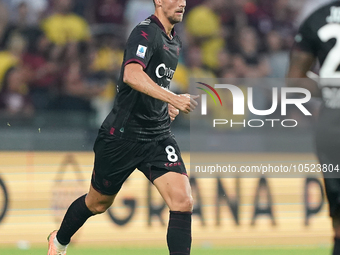 Emil Bohinen of Us Salernitana 1919 during the Serie A TIM match between US Salernitana and Torino FC in Salerno, Italy, on September 18, 20...