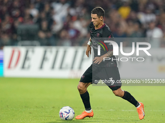 Domagoj Bradaric of Us Salernitana 1919 during the Serie A TIM match between US Salernitana and Torino FC in Salerno, Italy, on September 18...