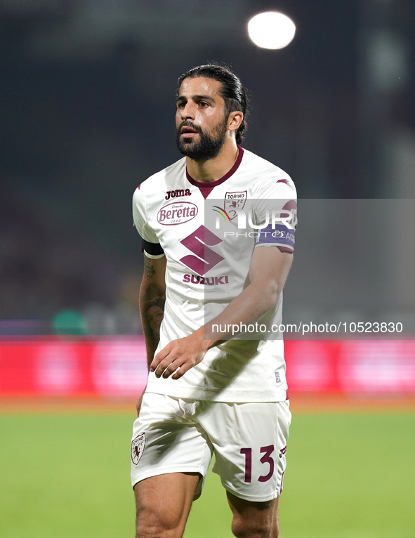 Ricardo Rodríguez of Torino Fc during the Serie A TIM match between US Salernitana and Torino FC in Salerno, Italy, on September 18, 2023. 