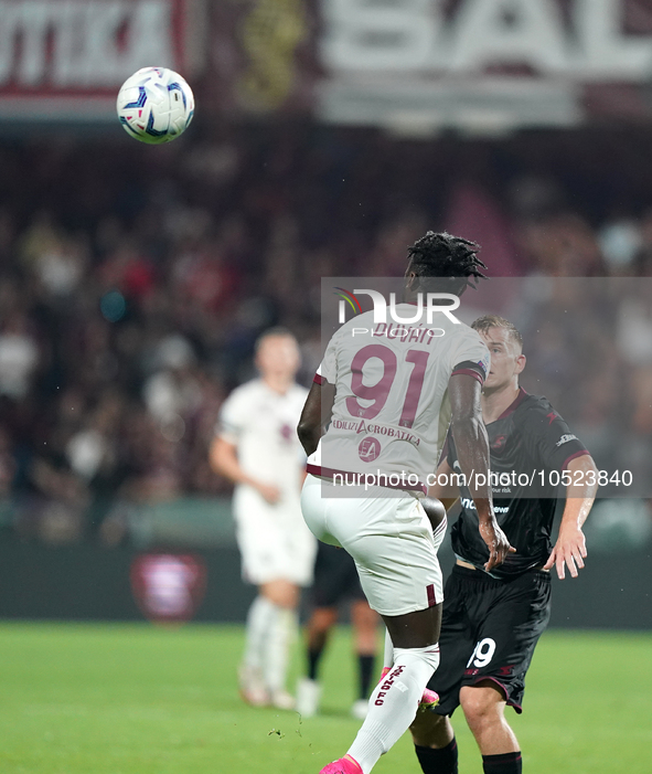 Duvan Zapata of Torino Fc during the Serie A TIM match between US Salernitana and Torino FC in Salerno, Italy, on September 18, 2023. 