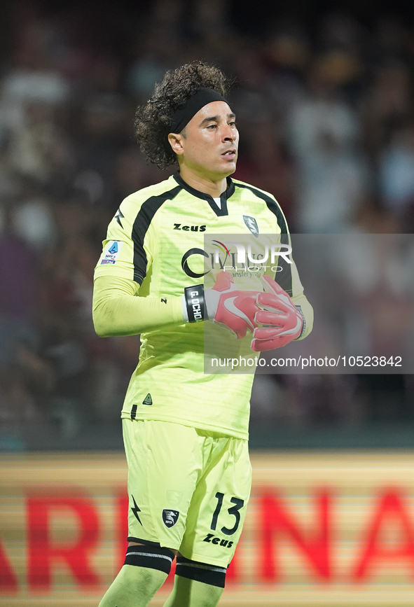 Guillermo Ochoa of Us Salernitana 1919 during the Serie A TIM match between US Salernitana and Torino FC in Salerno, Italy, on September 18,...