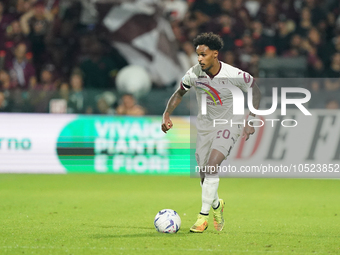 Valentino Lazaro of Torino Fc during the Serie A TIM match between US Salernitana and Torino FC in Salerno, Italy, on September 18, 2023. (