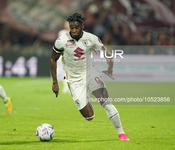 Duvan Zapata of Torino Fc during the Serie A TIM match between US Salernitana and Torino FC in Salerno, Italy, on September 18, 2023. 