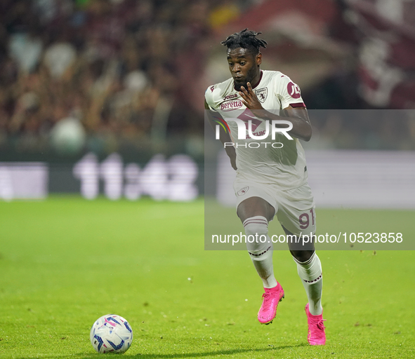 Duvan Zapata of Torino Fc during the Serie A TIM match between US Salernitana and Torino FC in Salerno, Italy, on September 18, 2023. 