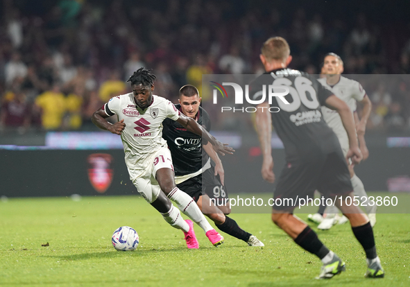 Duvan Zapata of Torino Fc during the Serie A TIM match between US Salernitana and Torino FC in Salerno, Italy, on September 18, 2023. 