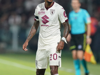 Valentino Lazaro of Torino Fc during the Serie A TIM match between US Salernitana and Torino FC in Salerno, Italy, on September 18, 2023. (