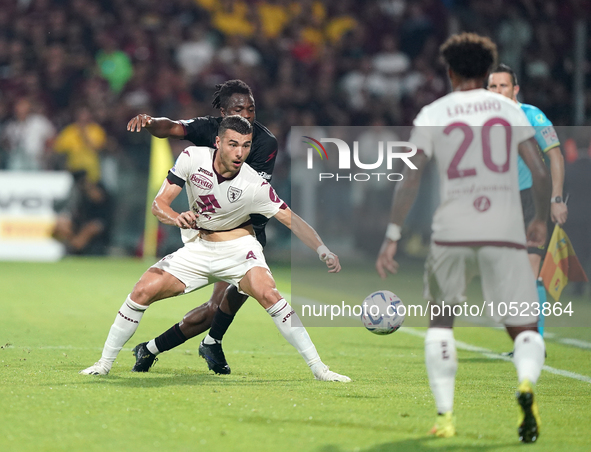 Alessandro Buongiorno of Torino Fc during the Serie A TIM match between US Salernitana and Torino FC in Salerno, Italy, on September 18, 202...