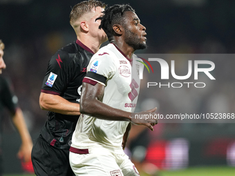 Duvan Zapata of Torino Fc during the Serie A TIM match between US Salernitana and Torino FC in Salerno, Italy, on September 18, 2023. (